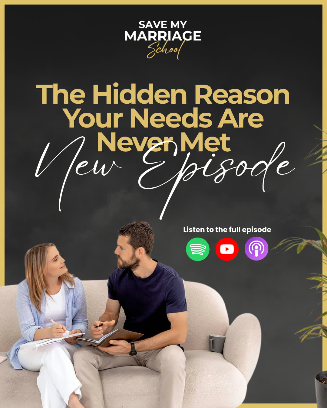 Save My Marriage episode announcement post